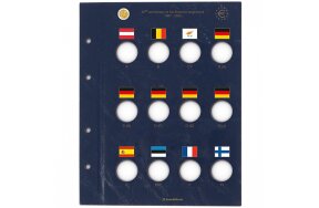 VISTA COIN SHEETS FOR 23 EUROPEAN 2 EURO COINS "ERASMUS"